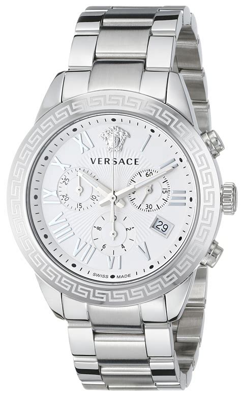 versace watch mens silver|versace watch unisex.